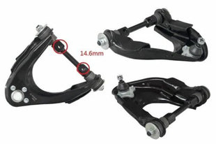 FORD RANGER PJ PK 2006~2011 Shaft Hole Size 14.6MM - PAIR FRONT UPPER CONTROL ARMS