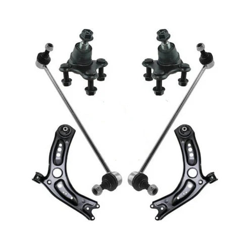 PAIR FRONT LOWER CONTROL ARMS & SWAY BAR LINKS FOR VW Golf MK8 2020-ON LH+RH
