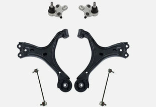 HONDA CIVIC FB FK 2012-2016 - PAIR FRONT LOWER CONTROL ARMS & BALL JOINT + SWAY BAR LINKS