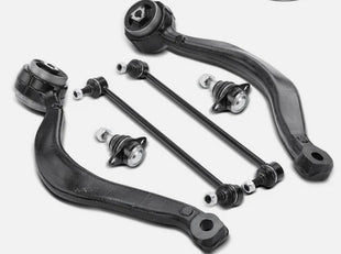 BMW X5 E53 2000-2006 - PAIR FRONT LOWER CONTROL ARMS & SWAY BAR LINKS KIT
