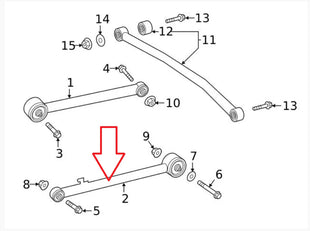 Mercedes-Benz G63 AMG W463 SERIES 2013-2019 LH=RH - REAR LOWER CONTROL ARM