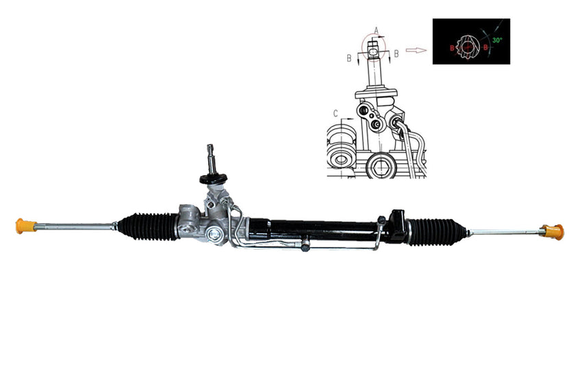 FORD FALCON FG SER 1 POWER STEERING RACK TYPE2 02/2008 ~ 10/2011