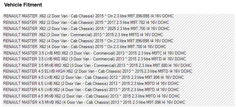 Hi-Q FRONT Brake Disc Rotor HQD-2414 Renault MASTER X62 302mm