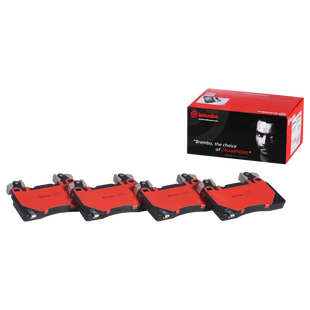 TESLA Model S P85 14-15 BREMBO P10064N Prime Ceramic Brake Pad Set Front 132mm