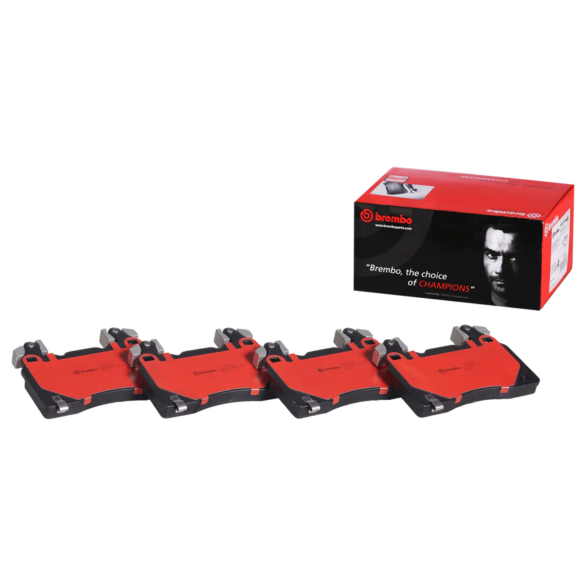 TESLA Model S P85 14-15 BREMBO P10064N Prime Ceramic Brake Pad Set Front 132mm