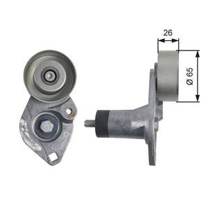PEUGEOT 407 2.9L PETROL V6 ES9A ENG. 2004 - 2011 - DRIVE BELT TENSIONER & PULLEY