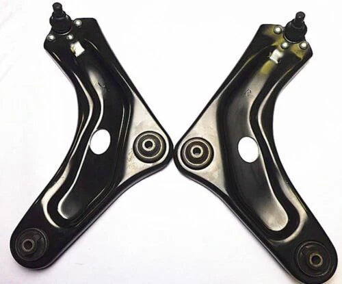 PEUGEOT 207 2006-2012 - PAIR FRONT LOWER CONTROL ARMS WITH BALL JOINTS