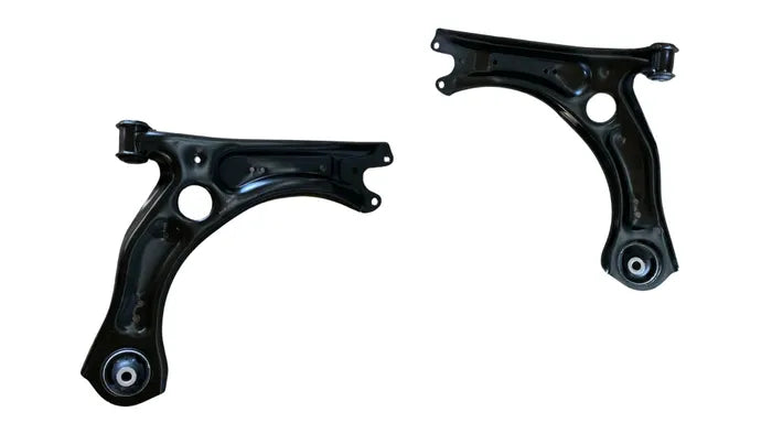 PAIR NEW FRONT LOWER CONTROL ARMS FOR VOLKSWAGEN POLO AW 2017 - ON LH+RH