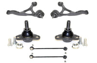 VOLVO XC90 Mk1 SUV 2003-2015 - PAIR FRONT LOWER CONTROL ARMS WITH FRONT SWAY BAR LINKS